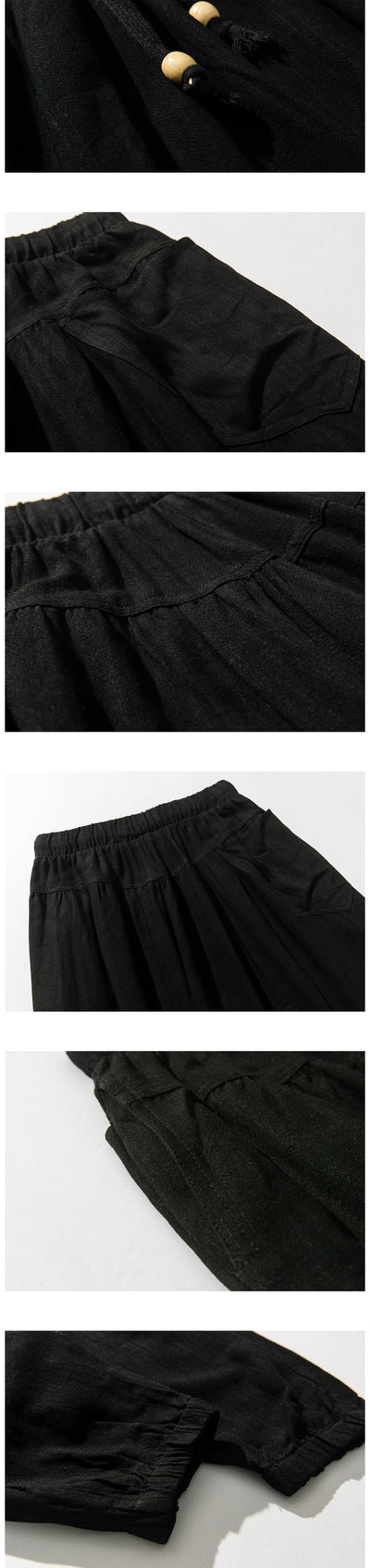 Pantalones Casuales Retro Oversize para Hombre Talla Grande - Image 11