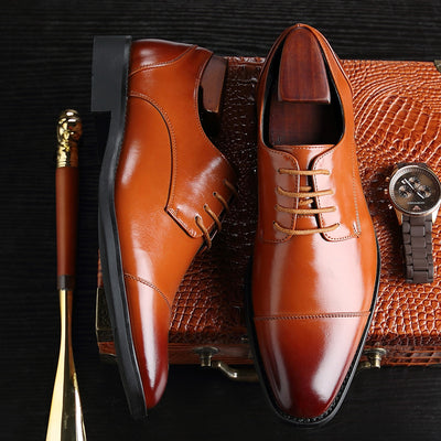 Zapatos de Negocios Estilo Británico para Hombre - Image 18