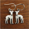 Female Versatile Retro Creative Pequeño Animal Earrings Lynx dog