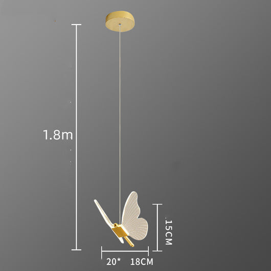 Lámpara Colgante Mariposa Minimalista para Mesita de Noche - Image 9