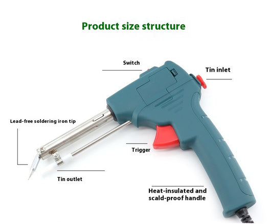 Pistola Soldadora Eléctrica con Termostato y Cinturón de Calentamiento Externo - Image 19