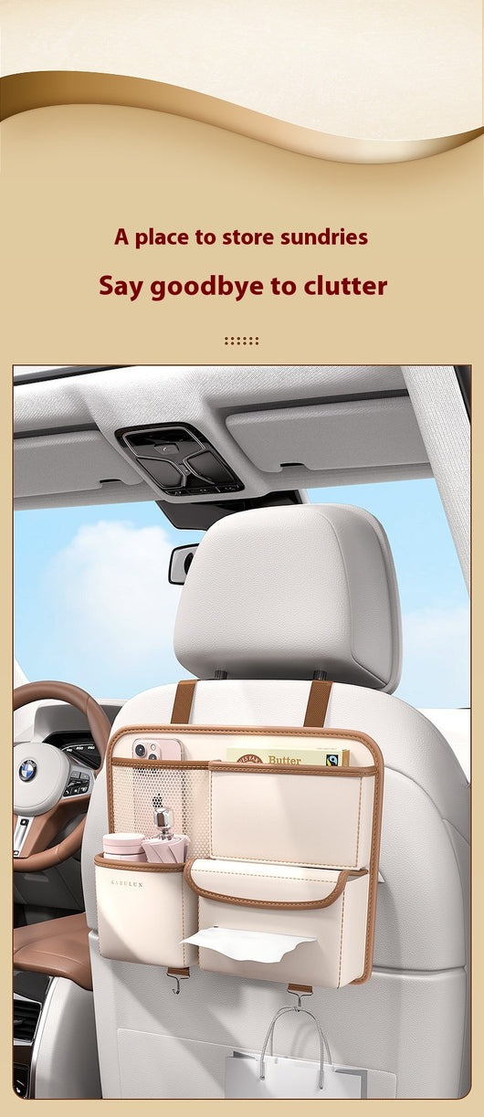 Organizador de Asiento Trasero para Auto con Bolsas de Almacenamiento - Image 15