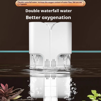 Sistema de Filtro Externo Crazy Water Plants para Acuarios con Cascada Mural Tres en Uno - Image 21