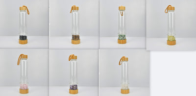 Vaso Energético de Cristal con Filtro Separado y Tapa de Bambú - Image 8