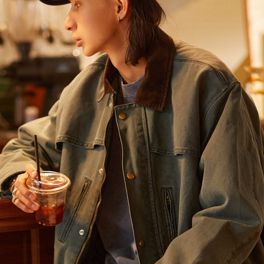 Chaqueta de Trabajo Estilo Americano en Algodón - Image 11