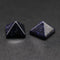New 5pcs Pyramid Gemstone Natural Stone Crystal Quartz Army Verde 5pcs