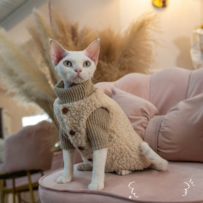 Chaleco de Lana para Gatos - Diseño Adorable con Cierre de Hebilla - Image 4