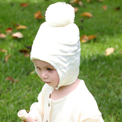Conjunto de Gorro con Orejeras y Guantes de Lana para Niños en Color Sólido - Image 27