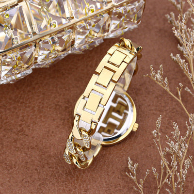 Reloj Hip Hop Cadena Cubana Diamantes Cuarzo - Image 9
