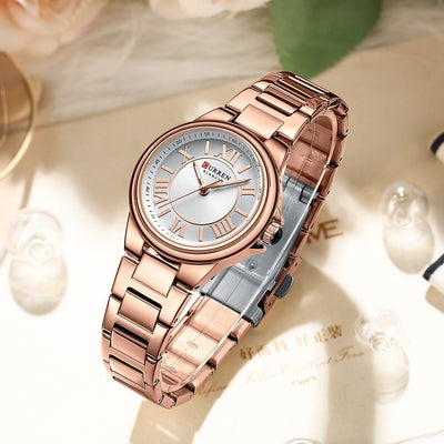 Reloj de Moda para Mujer con Correa de Acero Inoxidable