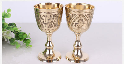 Copa de Vino Tinto de Cobre Macizo - Elegancia y Durabilidad Premium - Image 8