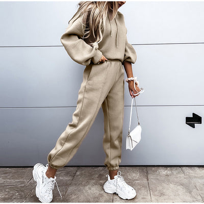 Conjunto Deportivo y Casual para Mujer con Sudadera con Capucha - Dos Piezas - Image 7