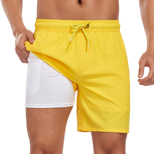 Bermudas de Playa para Hombre con Estampado 3D Digital Doble Capa - Image 2
