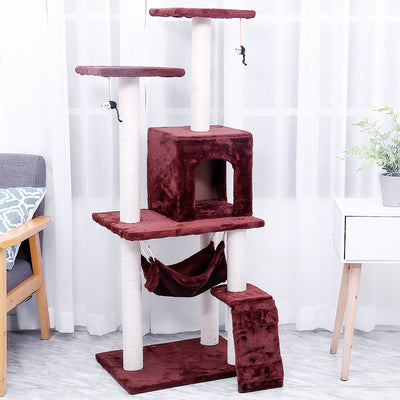Árbol Rascador Multicapa para Gatos con Plataformas de Juego - Image 6
