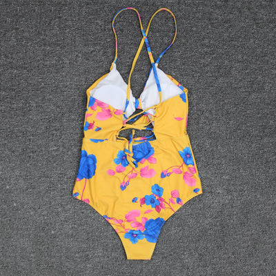 Traje de Baño Entero para Mujer con Tirantes Cruzados - Image 30