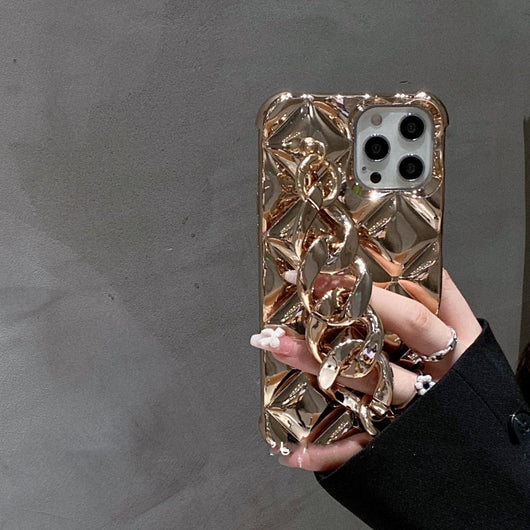 Funda para Celular con Cadena Dorada a Prueba de Caídas - Image 14