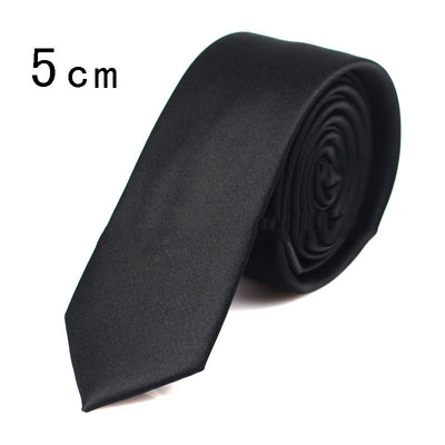 Corbata Negra Ultra Delgada 6cm - Elegancia Casual Profesional - Image 7