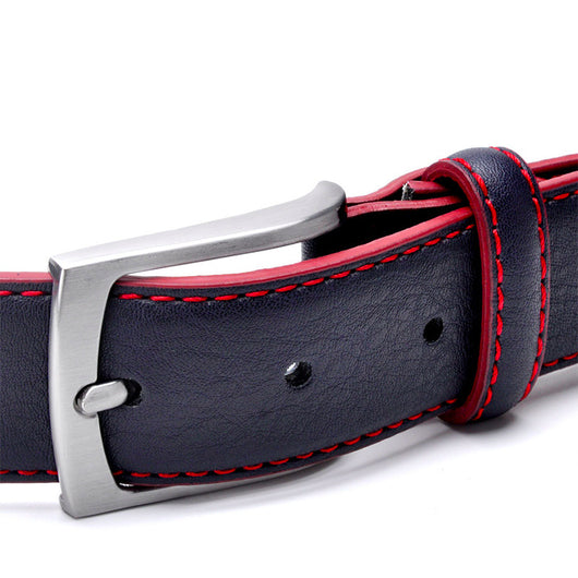 Cinturón Casual para Hombre con Hebilla de Pasador y Patrón Decorativo - Image 22