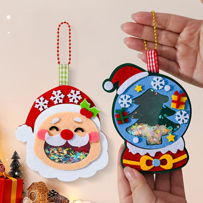 Kit de Adornos Navideños de Fieltro - 4 Diseños Artesanales para Decorar - Image 11