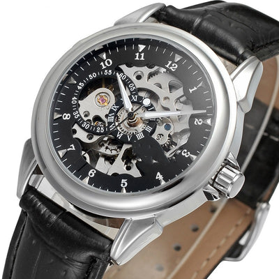 Reloj Mecánico Automático con Esfera Transparente - Image 9