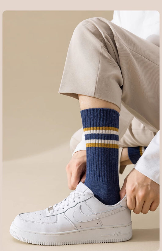 Calcetines Deportivos de Algodón Puro para Hombre - Talla Grande, Transpirables y Cómodos - Image 28