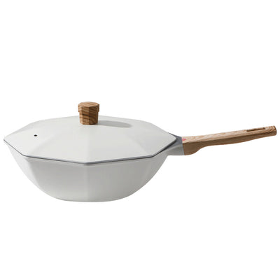 Wok Octagonal de Piedra Maifan Antiadherente Premium