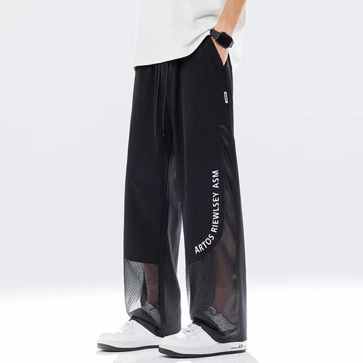 Pantalones Rectos de Seda de Hielo para Hombre - Cómodos y Frescos - Image 12