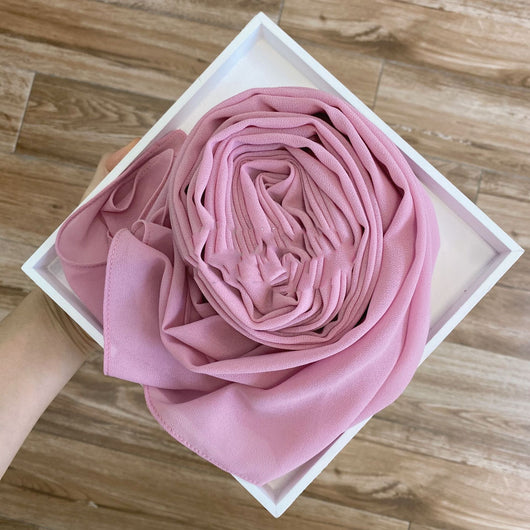 Pañuelo Hijab de Gasa Perlada Liso para Mujer - Image 66
