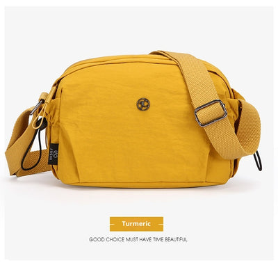 Bolso Bandolera Multicompartimento Nylon Ligero para Mujer - Viajes y Uso Diario - Image 32