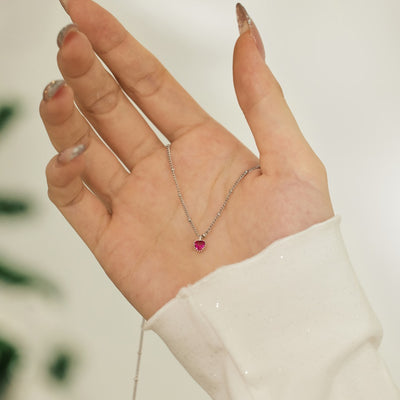 Collar de Plata Esterlina S925 para Mujer con Diseño de Corazones - Image 13