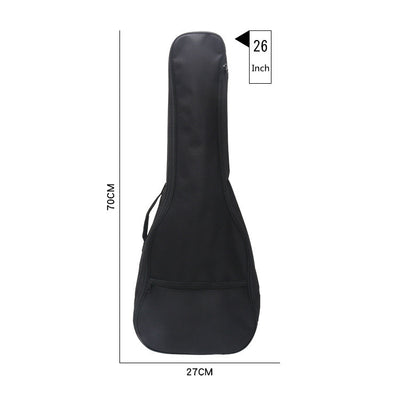 Ukelele Negro con Bolsa de Transporte Impermeable Oxford - Image 3