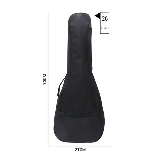 Ukelele Negro con Bolsa de Transporte Impermeable Oxford - Image 3