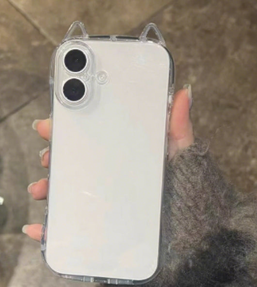 Funda Transparente para Celular con Orejas de Gato - Image 2