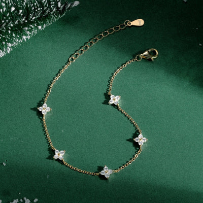Collar y Pulsera de Plata Esterlina 925 Diseño Estrellado con Zirconia para Mujer - Image 20