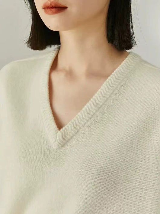 Suéter Tejido Escote en V para Mujer - Image 25