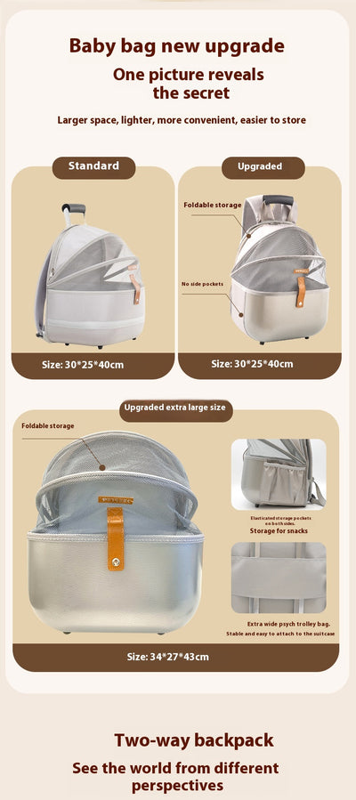 Mochila de Viaje Oversized para Mascotas - Portátil y Cómoda - Image 11