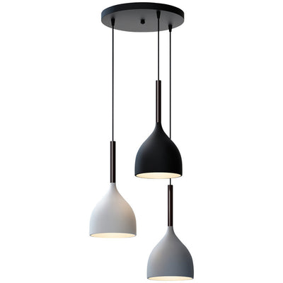 Lámpara Colgante Nórdica de Tres Cabezales Minimalista Moderna - Image 5
