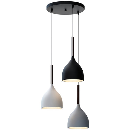 Lámpara Colgante Nórdica de Tres Cabezales Minimalista Moderna - Image 5
