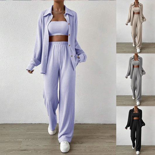 Conjunto Casual de Dos Piezas para Mujer