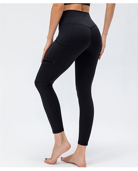 Pantalones de Sudadera Ajustados de Cintura Alta con Bolsillos Laterales - Image 10
