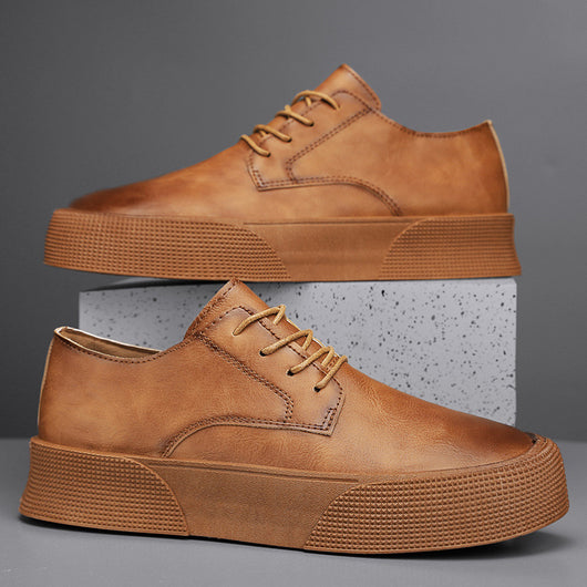 Zapatos Casuales Coreanos con Plataforma y Cordones - Image 3