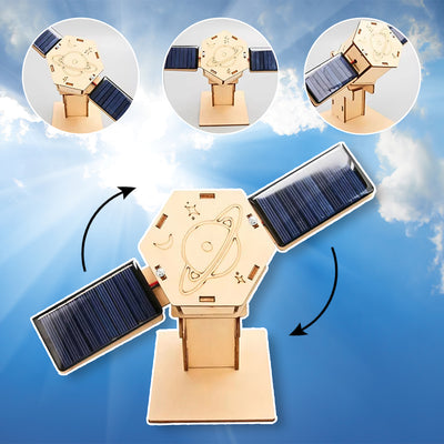 Kit Educativo de Energía Solar: Modelo de Satélite Artificial STEM