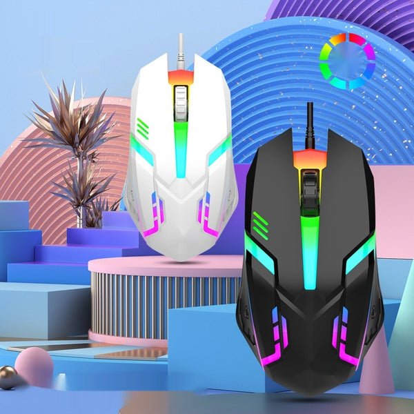 Ratón Gaming Profesional Ponderado con Cable USB para Laptop