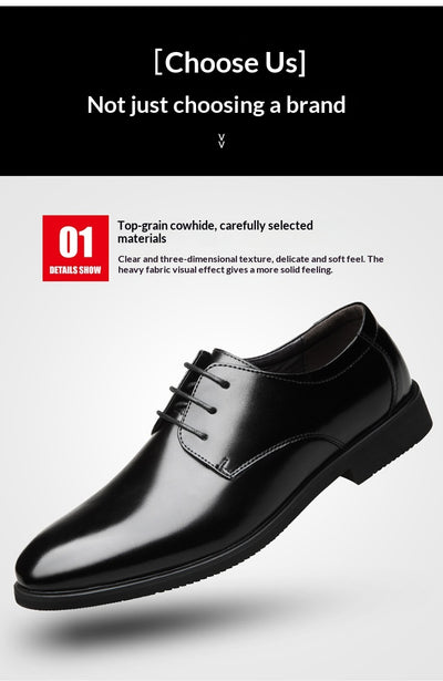 Zapatos Formales de Cuero Genuino para Hombre Talla Extra Grande - Image 16