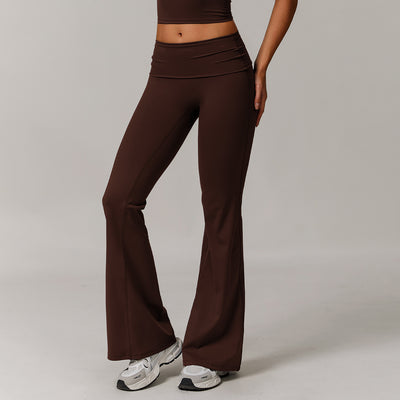 Pantalones Yoga Cintura Alta Plegables para Mujer - Image 10
