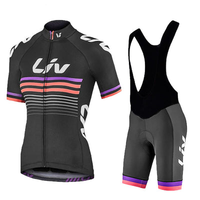 Conjunto de Ciclismo LIV para Mujer - Jersey y Shorts Transpirables de Verano - Image 10