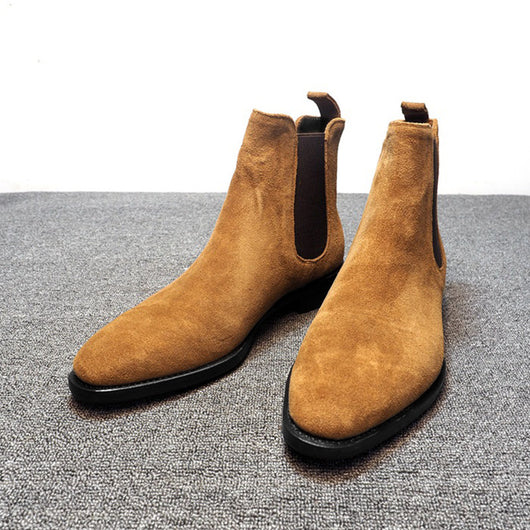 Botas Casuales de Ante Sintético para Hombre - Caña Alta - Image 3