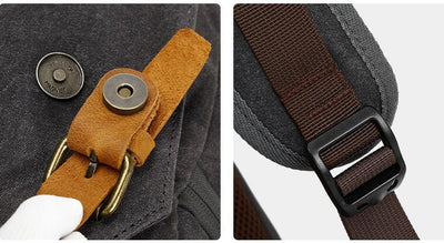 Mochila de Lona para Cámara - Bolso Casual Versátil para Viajes - Image 6