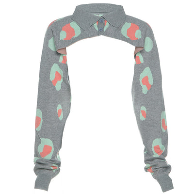 Blusa Larga Estampada con Solapa y Corte Irregular Slim Fit - Image 13