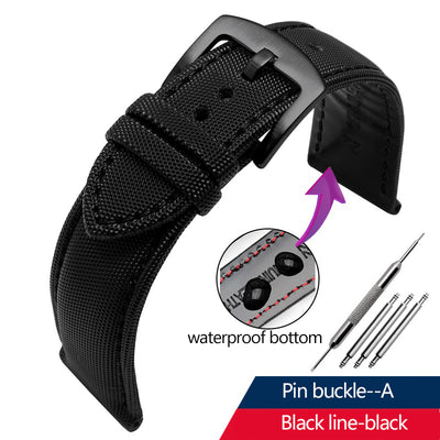 Correa de Reloj Nylon Canvas Tiansuo Haixing para Hombre - Image 12